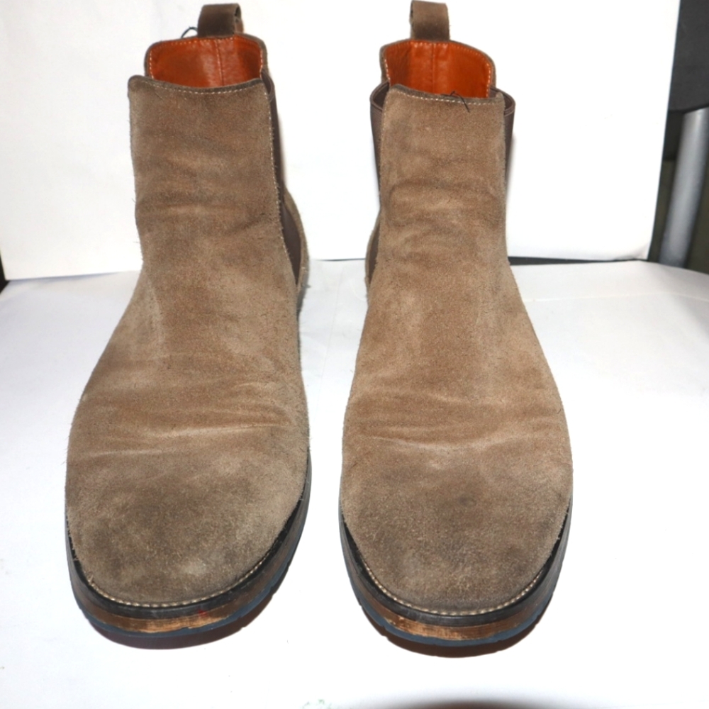 Men's Tan Chelsea Boots - Picture 6 of 10